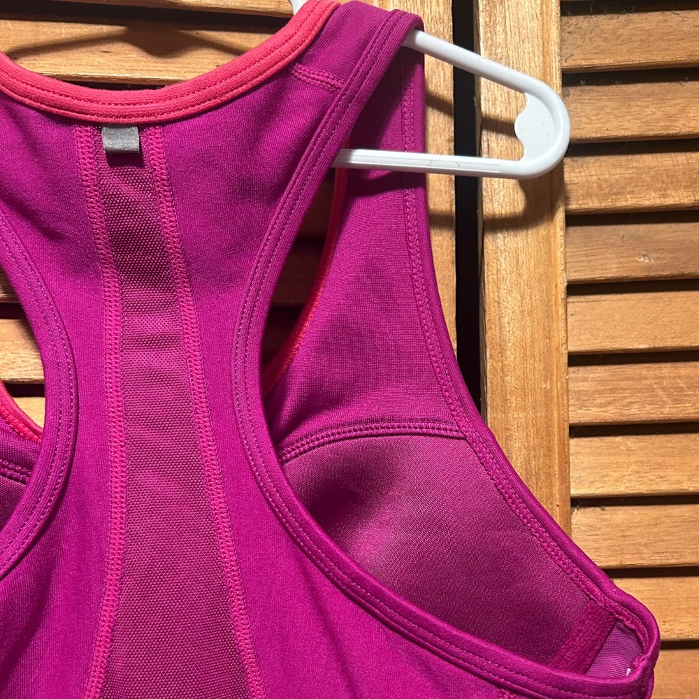 Nike Dri-Fit Raspberry & Pink Racerback Workout Top - Picture 15 of 16